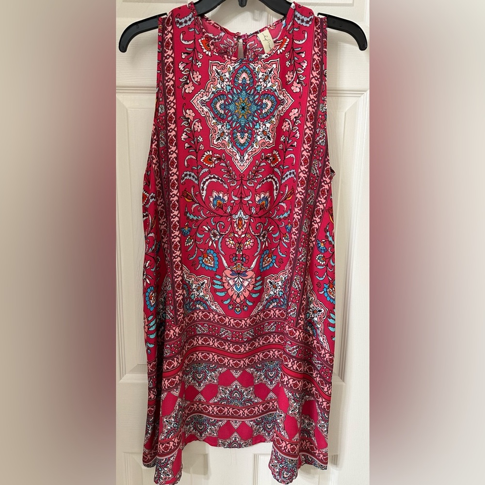 Allison Joy Sleeveless Floral Summer Dress
